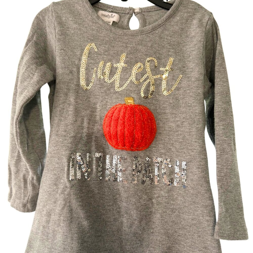 Mud Pie Girls Fall Pumpkin Shirt